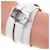 Hermès Hermes Medor Rock Quartz Watch Lacquered Steel and Leather 16  - view 6