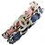 Bracciale a catena Coco mark 2 in metallo e denim di Chanel Multicolore