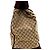 Borsa da viaggio oversize Gucci Monogramma GG in coccodrillo e pelle beige - vista 4