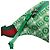 Marsupio Gucci per bambini con logo GG stella in tela verde - vista 6