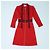 Vestido Gucci de Jersey Rojo con Detalles Web Roja - vista 2