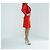 Vestido Gucci de Jersey Rojo con Detalles Web Roja - vista 8