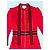 Vestido Gucci de Jersey Rojo con Detalles Web Roja - vista 9