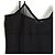 Mono Transparente Chanel FR38 Negro Seda Transparente Crepé UK10 US8 - vista 2