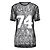 Camiseta de encaje Givenchy FAVELAS negra Negro