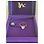 Autre Marque Mini-Diamant-Herzring Anabela Chan Weiß Golden - Ansicht 2