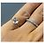 Autre Marque Mini-Diamant-Herzring Anabela Chan Weiß Golden - Ansicht 6