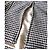 Falda de tweed de pata de gallo Chanel Detalle de cremallera Otoño 2015 15K Castaño - vista 8