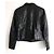 Chanel Fall 2016 Tweed Trim Leather Boxy Jacket Navy blue - view 6