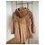 Autre Marque Abrigo de piel de visón beige - vista 3
