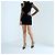 Balmain Minikleid aus schwarzem Polka-Dot-Mesh - Ansicht 2