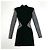 Balmain Minikleid aus schwarzem Polka-Dot-Mesh - Ansicht 3