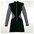 Balmain Minikleid aus schwarzem Polka-Dot-Mesh - Ansicht 4