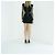 Balmain Minikleid aus schwarzem Polka-Dot-Mesh - Ansicht 8