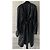 Trench coat de cuero con cinturón Balenciaga Negro - vista 14