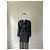 Trench coat de cuero con cinturón Balenciaga Negro - vista 2