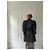Trench coat de cuero con cinturón Balenciaga Negro - vista 7