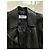 Trench coat de cuero con cinturón Balenciaga Negro - vista 9