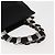 Borsa a mano Vala in tela nera e argento di Salvatore Ferragamo Auth 143256 Nero - vista 7