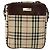 Borsa a spalla Nova Check in tela beige e argento di BURBERRY Auth hk3087 - vista 2