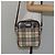 Borsa a spalla Nova Check in tela beige e argento di BURBERRY Auth hk3087 - vista 21