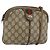 Borsa a Spalla Gucci GG Supreme Web Sherry Line PVC Beige 904 02 047 Auth hk2991 D'oro