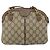 Borsa a Spalla Gucci GG Supreme Web Sherry Line PVC Beige 904 02 047 Auth hk2991 D'oro - vista 3
