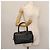 Borsa a mano GUCCI in pelle nera e oro Auth 144139 Nero D'oro - vista 22