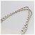 Borsa a spalla CHANEL in pelle caviar bianca con catena argento CC Auth BA6376 Bianco - vista 8
