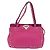 Borsa a Mano in Pelle Valentino Studs 2 in 1 Rosa Oro Auth BA6473 D'oro - vista 13
