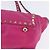 Borsa a Mano in Pelle Valentino Studs 2 in 1 Rosa Oro Auth BA6473 D'oro - vista 16