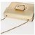 Borsa a spalla in pelle Gancini Chain di Salvatore Ferragamo, oro, Auth 142823 - vista 7