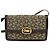 Céline Borsa a Spalla Celine C Sulky in Tela Marrone Oro Auth 141070 D'oro - vista 13