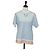 Camiseta de manga corta Monogram LOUIS VUITTON de algodón azul claro LV Auth 136319M