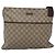 Gucci Borsa a Spalla GG Supreme in PVC Pelle Beige Argento 141198 Auth 141944 - vista 13