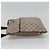 Gucci Borsa a Spalla GG Supreme in PVC Pelle Beige Argento 141198 Auth 141944 - vista 4