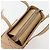 Burberry Bolso de mano de cuero beige plateado Auth BA5720 - vista 6