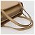 Burberry Bolso de mano de cuero beige plateado Auth BA5720 - vista 7