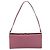 Pochette a spalla in pelle Gancini Salvatore Ferragamo Rosa Argento Auth bs29685 - vista 2