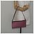 Pochette a spalla in pelle Gancini Salvatore Ferragamo Rosa Argento Auth bs29685 - vista 20
