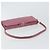 Pochette a spalla in pelle Gancini Salvatore Ferragamo Rosa Argento Auth bs29685 - vista 7