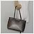 Bolsa Tote Gancini de couro bege e prata da Salvatore Ferragamo Auth hk2986 - vista 22