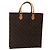 LOUIS VUITTON Borsa Sac Plat Monogram M51140 LV Auth 143119 Monogramma