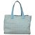 CHANEL Neue Reisetasche aus Nylon Hellblau Silber CC Auth 133486 - Ansicht 2