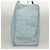 CHANEL Neue Reisetasche aus Nylon Hellblau Silber CC Auth 133486 - Ansicht 5