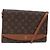 LOUIS VUITTON Borsa a Spalla Monogram Bordeaux 27 M51797 LV Auth ep10180 Monogramma