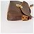 Bolsa de Ombro ETRO Paisley PVC 3Set Marrom Auth bs29135 - vista 4