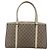 Gucci Borsa Tote GG Supreme in PVC Beige Argento 114595 Auth 142526 - vista 3