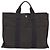 Hermès HERMES Handtasche Her LineMM aus Canvas Grau Silber Authentisch 143973 Braun - Ansicht 3