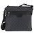 Gucci Borsa a Spalla GG Supreme in PVC Pelle Nera Argento 322279 Auth 143336 Nero - vista 2